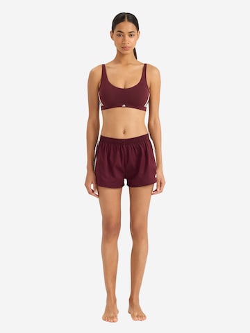 Loosefit Pantalon ' Sport Active Essentials Cotton 3 Stripes ' ADIDAS SPORTSWEAR en rouge