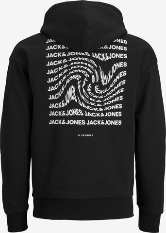 JACK & JONES Sweatshirt 'WIRL' i svart