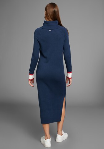 HECHTER PARIS Strickkleid in Blau