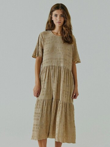 NORR - Vestido ' Clerra ' en beige: frente