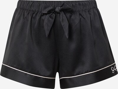 Pantaloni de pijama Hunkemöller pe negru / alb, Vizualizare produs