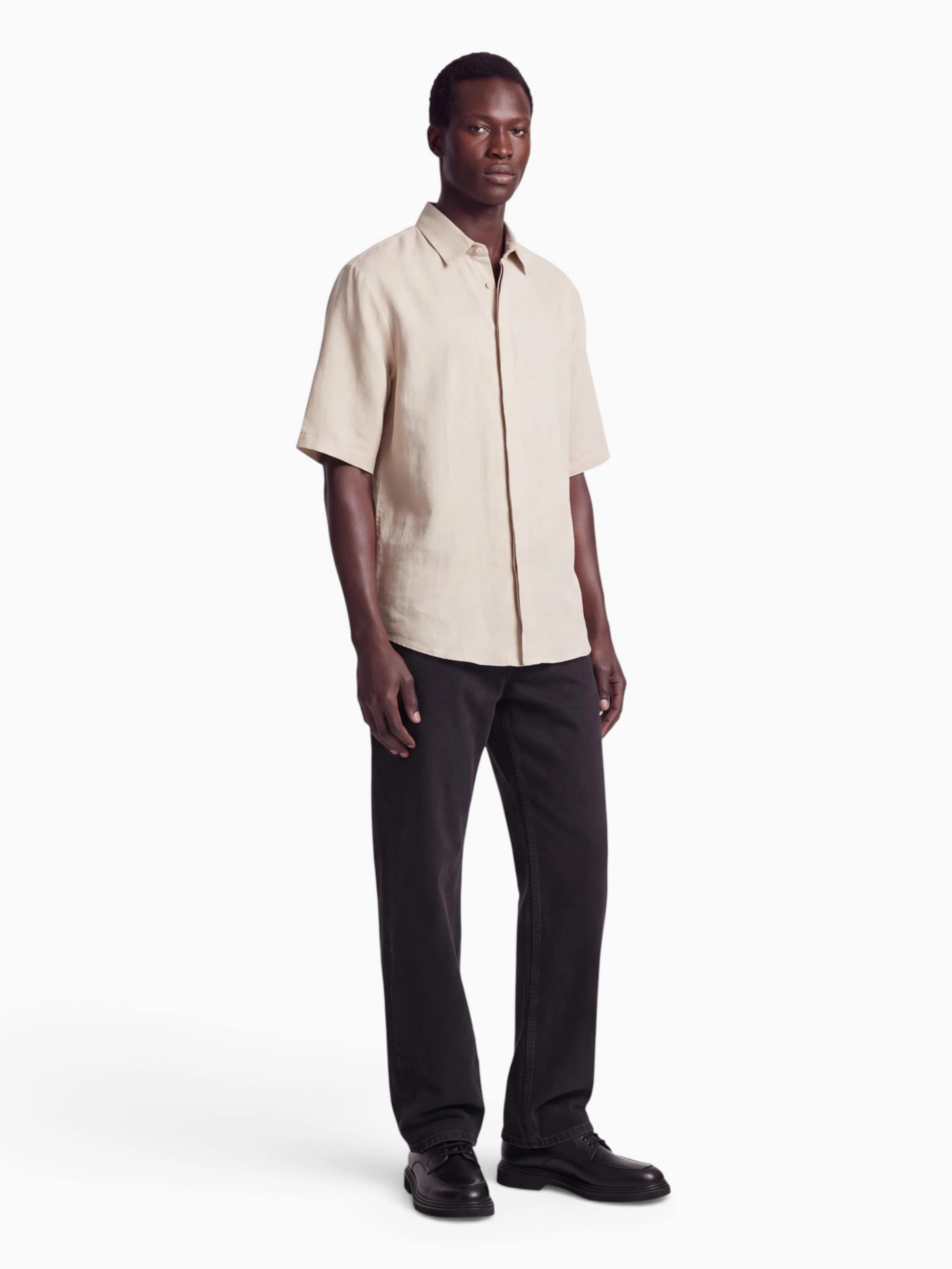 TRAPP - Ajuste regular Camisa 'Julian' en beige: frente