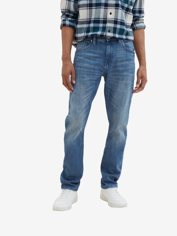 TOM TAILOR Tapered Jeans in Blue: front