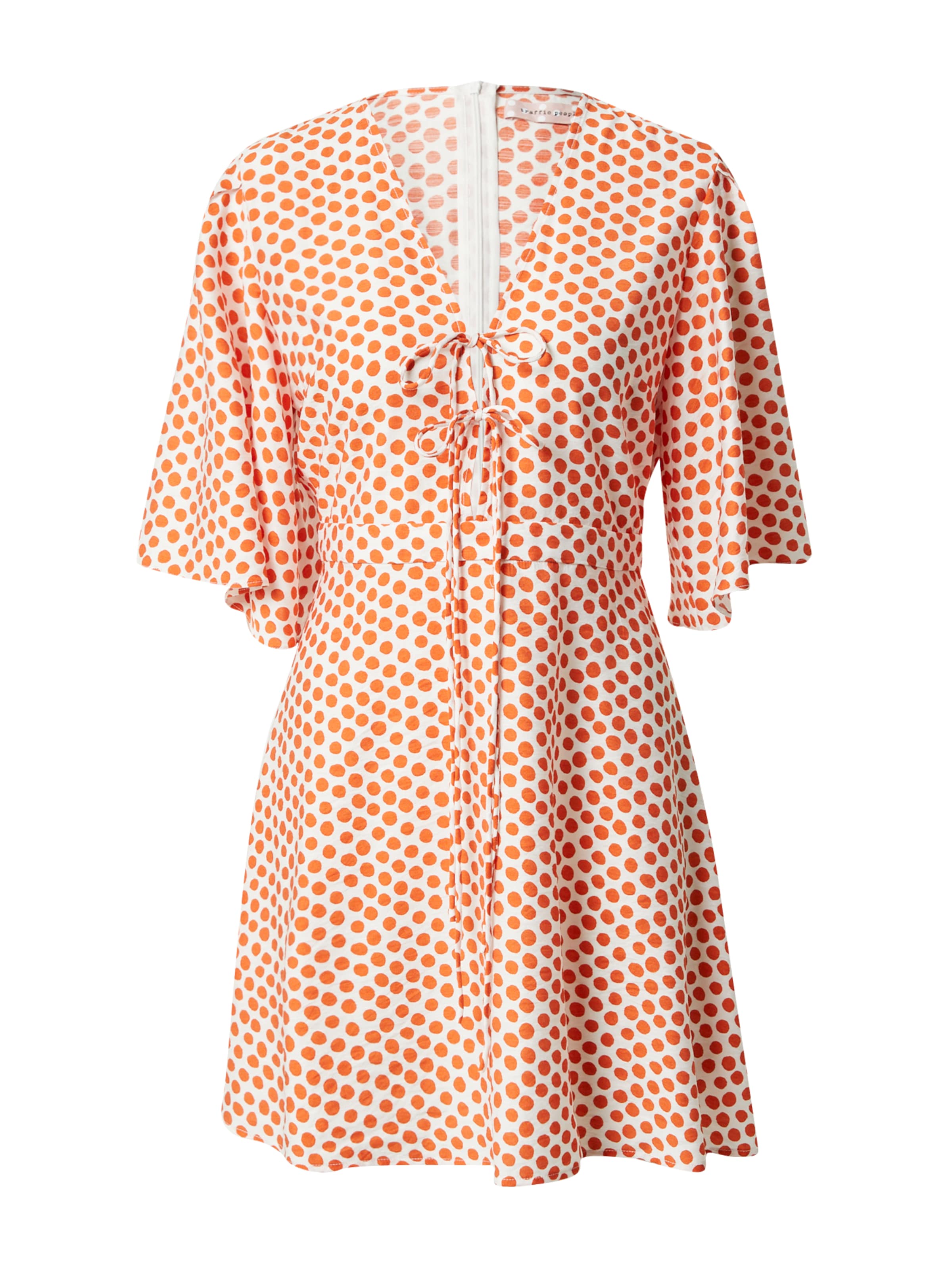 Rochie 'Little Lies' de la Traffic People pe portocaliu: față