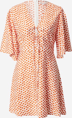 Traffic People - Vestido 'Little Lies' en naranja: frente