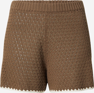 EDITED Regular Broek 'Heinke' in Grijs: voorkant