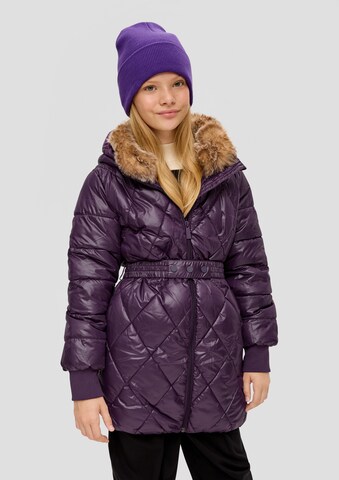 Manteau s.Oliver en violet : devant