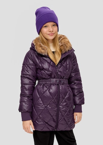 s.Oliver Coat in Purple: front