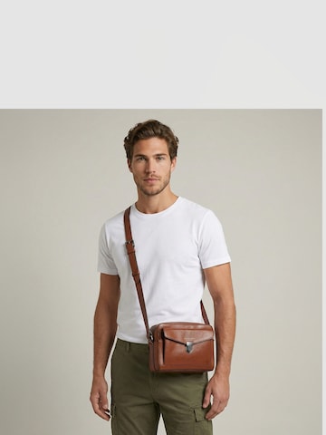 The Bridge Crossbody bag in Brown: front