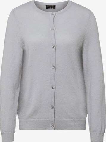 Goldner Knit Cardigan in Grey: front