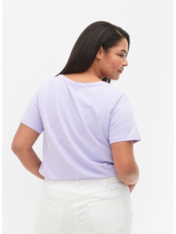 T-shirt Zizzi en violet