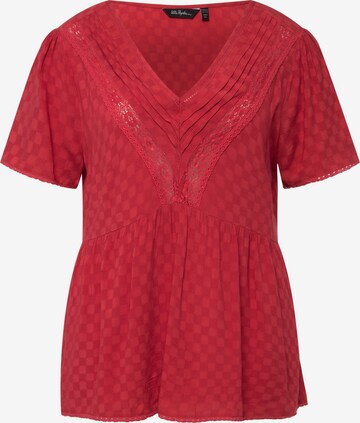 Ulla Popken Blouse in Rood: voorkant