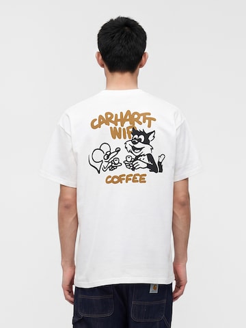 T-Shirt 'Coffee Break' Carhartt WIP en blanc : devant