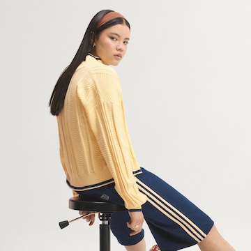 Cardigan 'Firebird' ADIDAS ORIGINALS en jaune