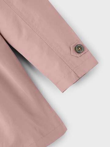 NAME IT Pitkä takki 'Maiyo' värissä vaaleanpunainen