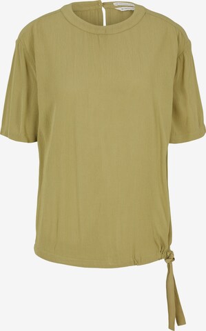 TOM TAILOR - Blusa en verde: frente