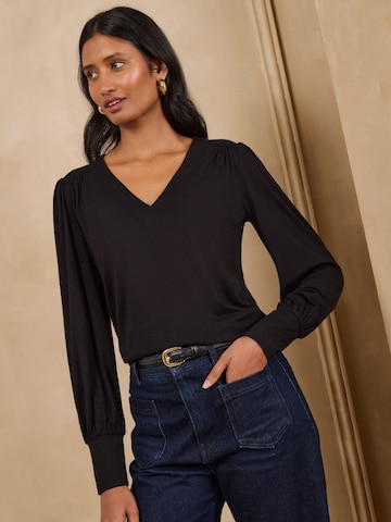 T-shirt love & roses en noir