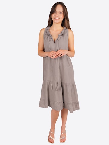 Robe Seasons of April en marron