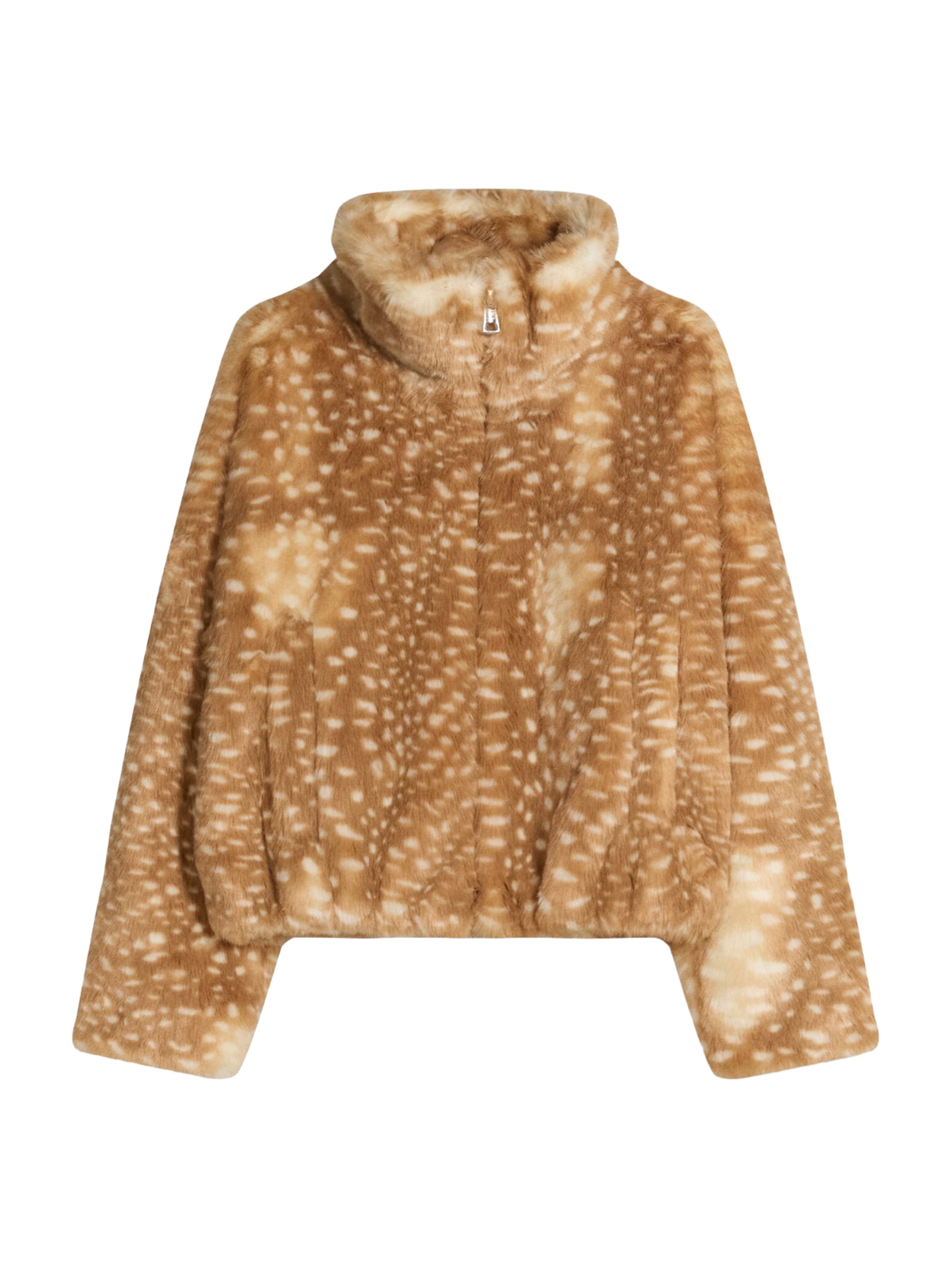 Bershka Kurtka przejściowa w kolorze brązowy: przód