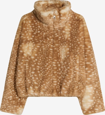 Bershka Välikausitakki värissä pueblo / valkoinen, Tuotenäkymä