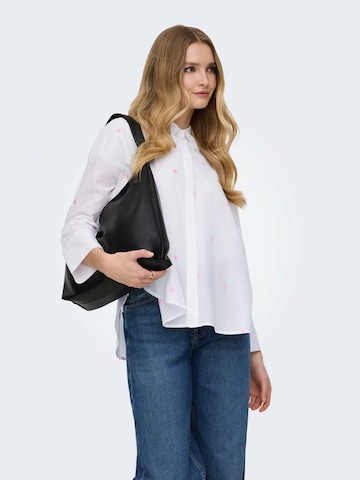 ONLY Blouse 'ONLNEW LINA GRACE' in Wit: voorkant
