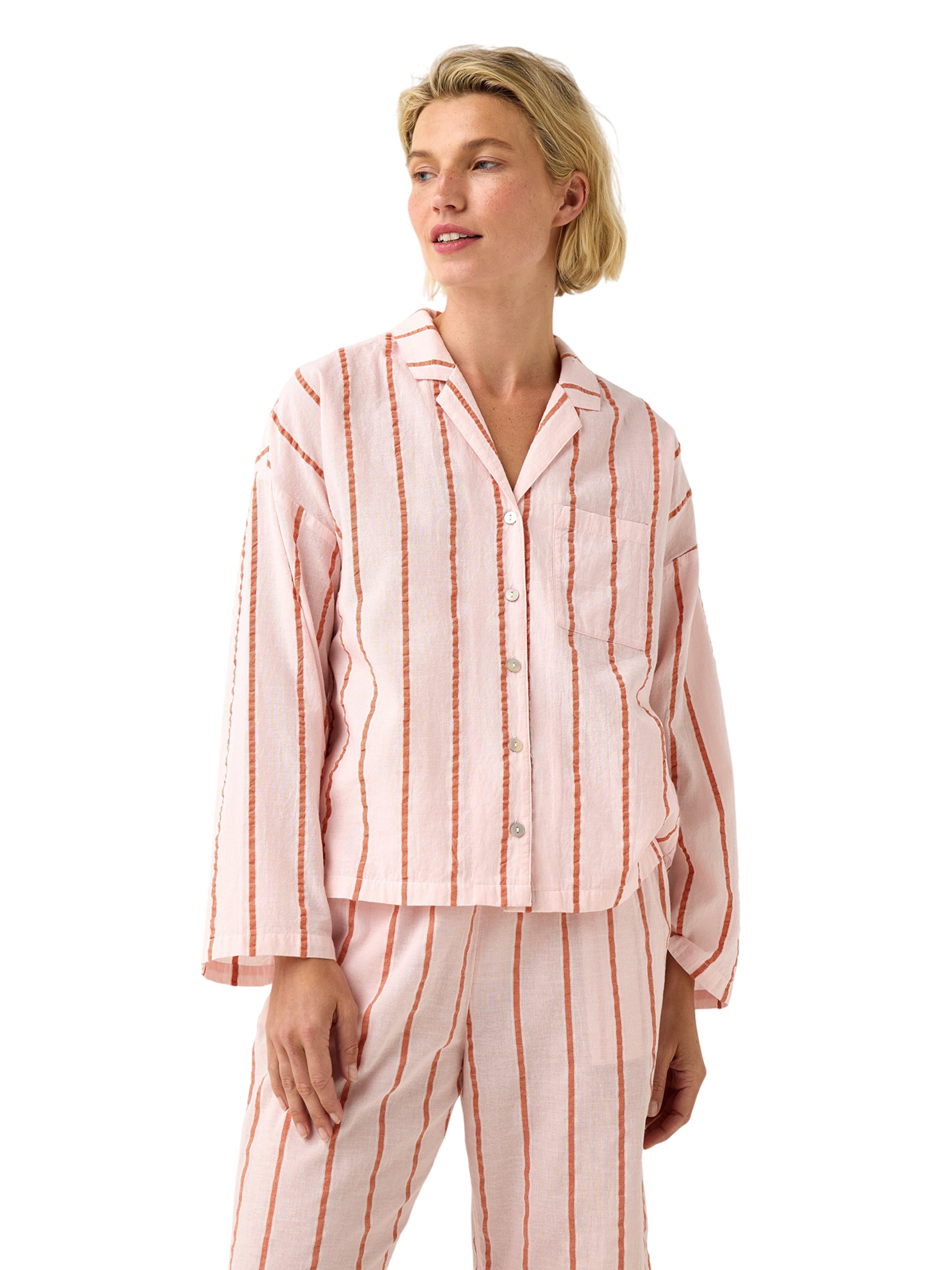 Pijama de la Lindex pe roz: față