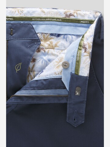 Regular Pantalon chino 'Bonn' MEYER en bleu