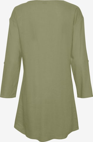 Cream Tunic 'Venta' in Green