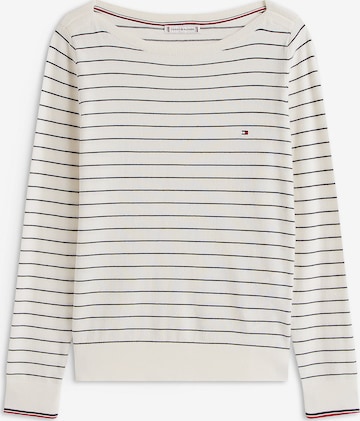 balta TOMMY HILFIGER Megztinis: priekis