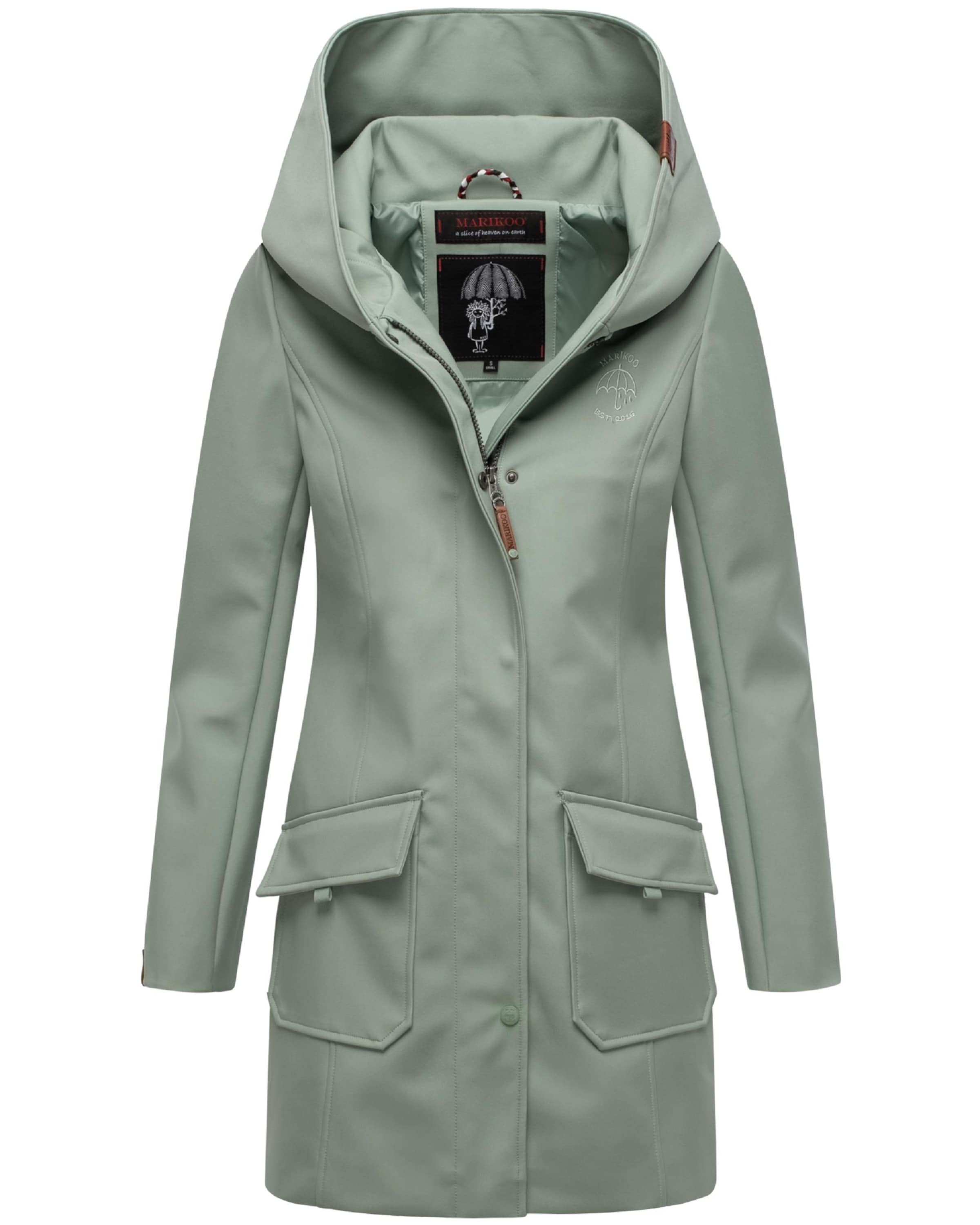 MARIKOO Functionele mantel 'Mayleen' in Groen