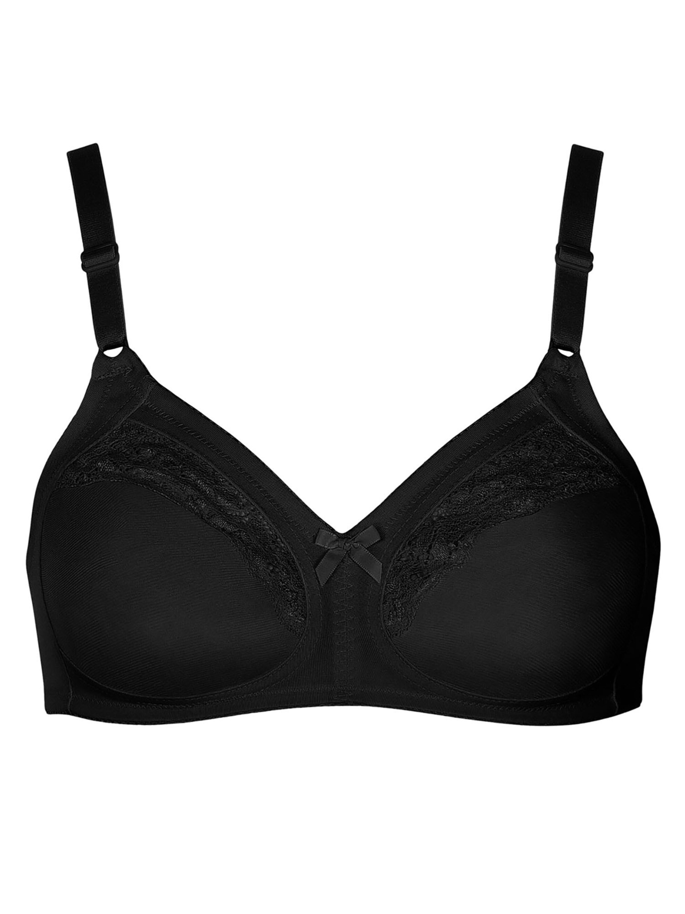Lisca Classic Bra 'Minca' in Black