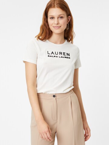 T-shirt 'KATLIN' Lauren Ralph Lauren en beige : devant