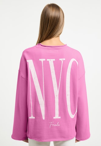 Frieda & Freddies NY Sweatshirt in Pink