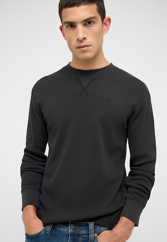 MUSTANG Sweatshirt 'Asheville' in Schwarz