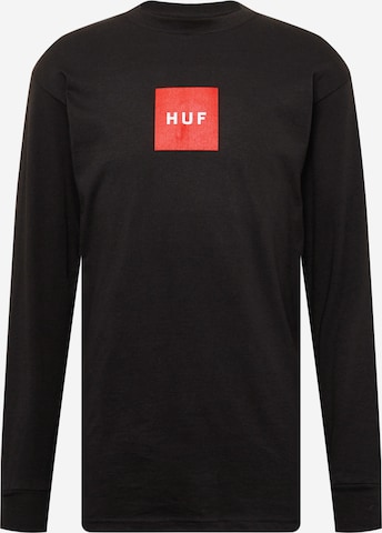 Maglietta di HUF in nero: frontale