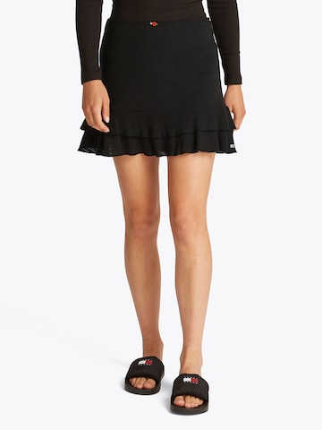 Tommy Jeans Skirt in Black: front