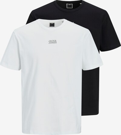 JACK & JONES Shirt in grau / schwarz, Produktansicht