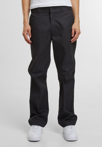DICKIES Loose fit Pleated Pants '874 Work' in Black: front