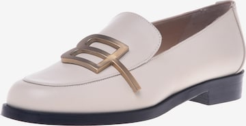 Baldinini Classic Flats in Beige: front