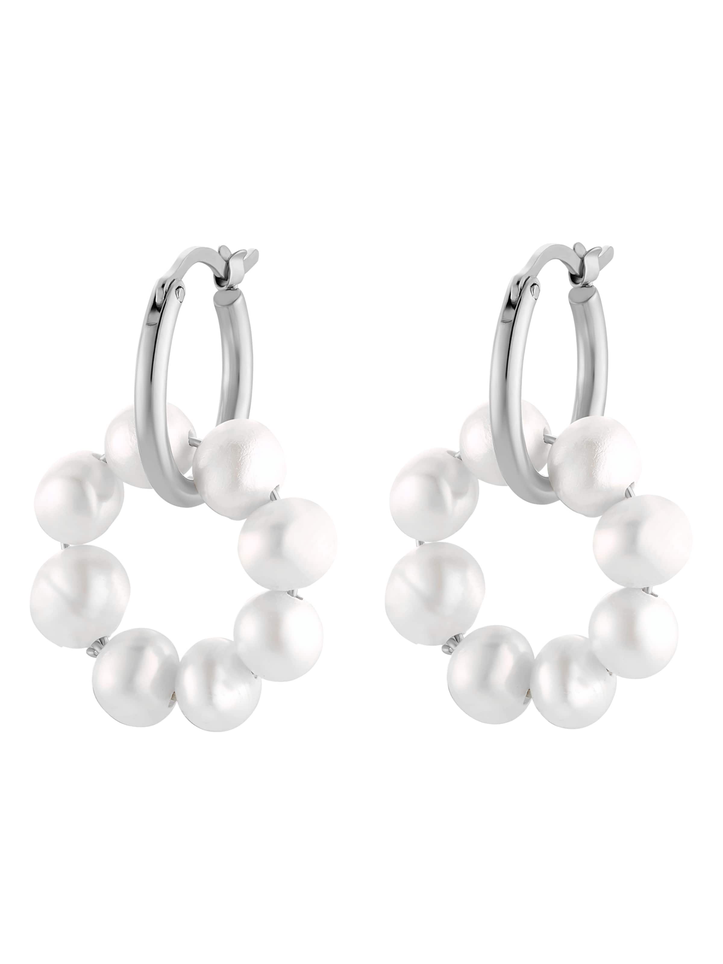 Heideman Oorbellen 'Lara' in Zilver: voorkant