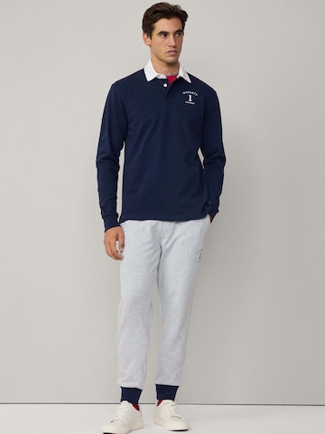Hackett London Poloshirt 'Heritage Ess Rugby' in Blau