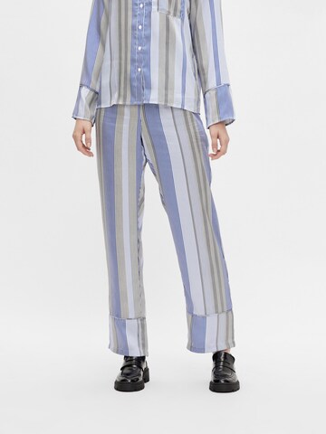 PIECES Normalny krój Spodnie 'Sienna' w kolorze niebieski: przód