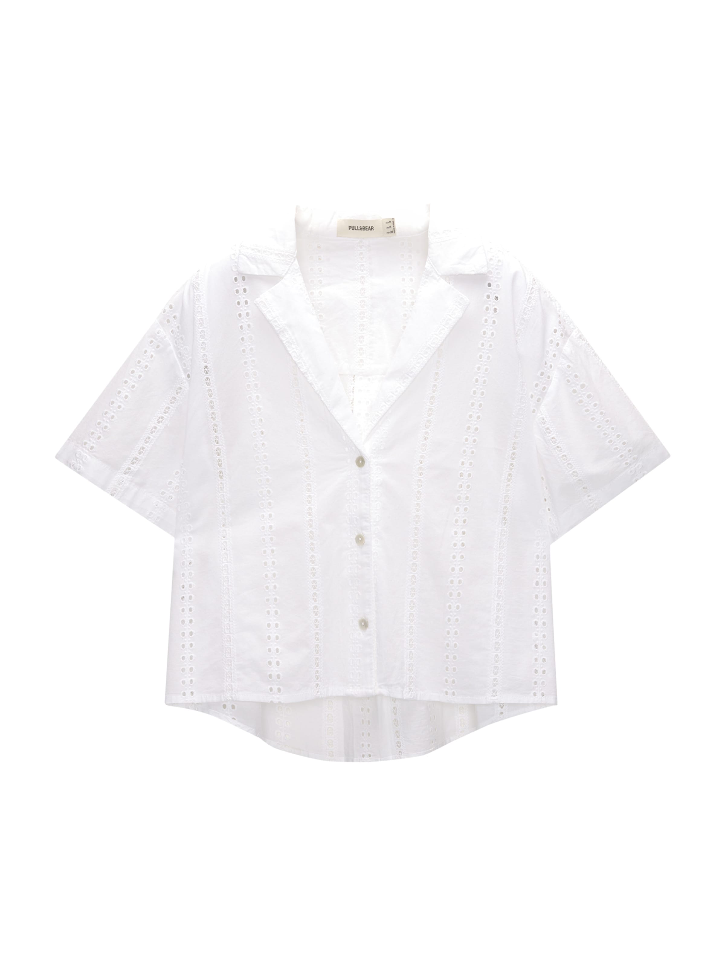 Pull&Bear Blouse in White: front