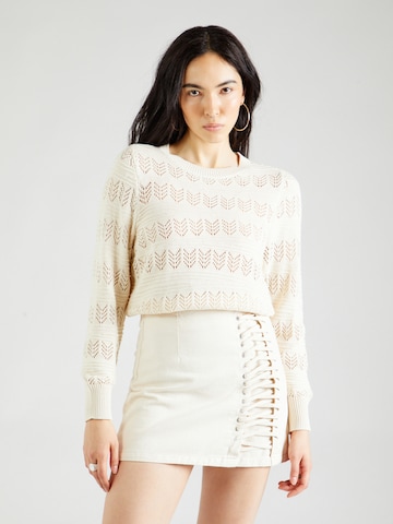 Pullover 'CATTIA' di VILA in beige: frontale