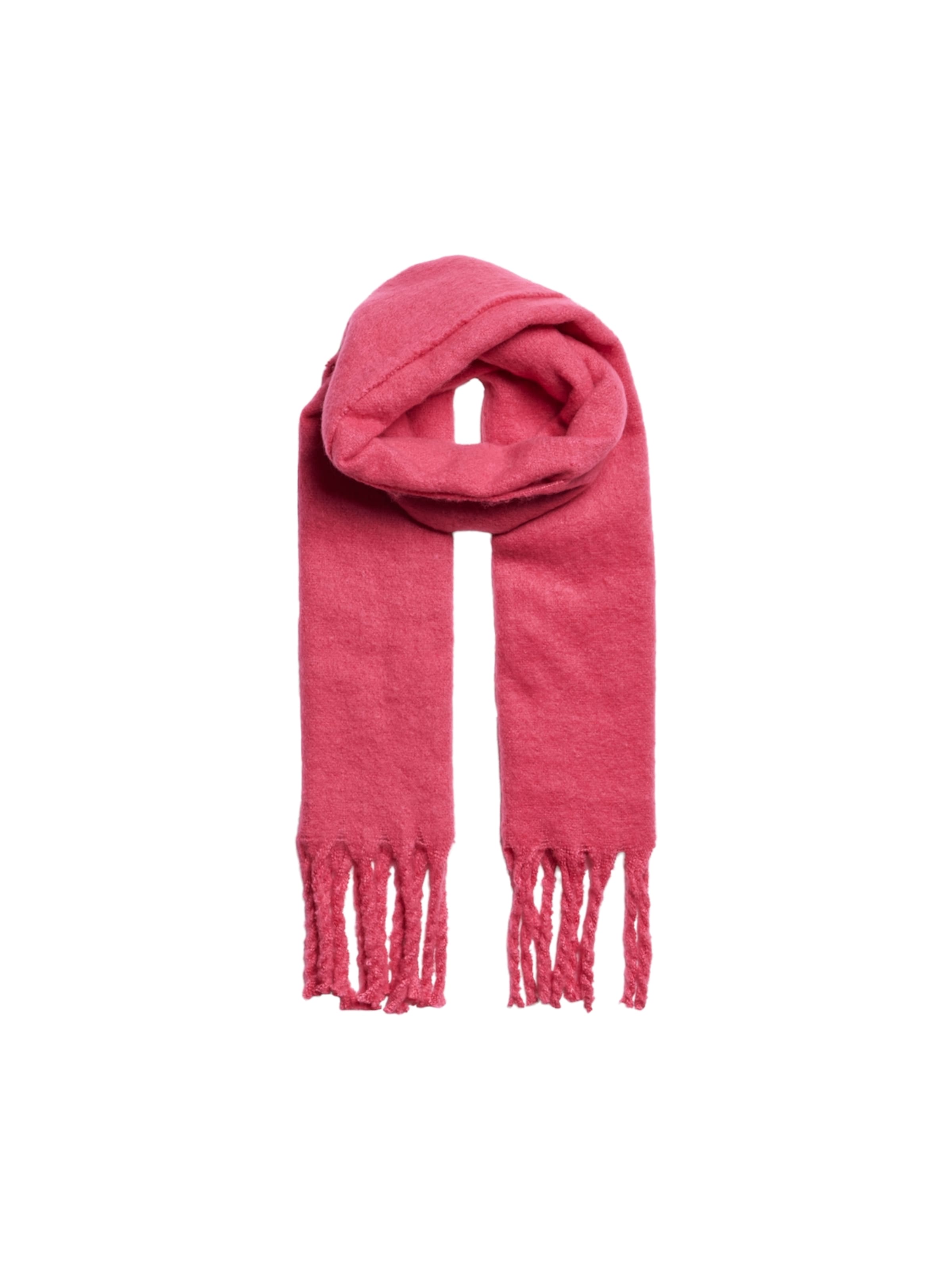PIECES Šála – pink: přední strana