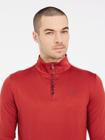 PROTEST Sportsweatshirt 'REWILL'‌‌‌‌‌‌‌‌ in Rot