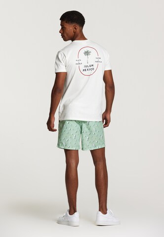 balts Shiwi T-Krekls 'Tulum Palm'