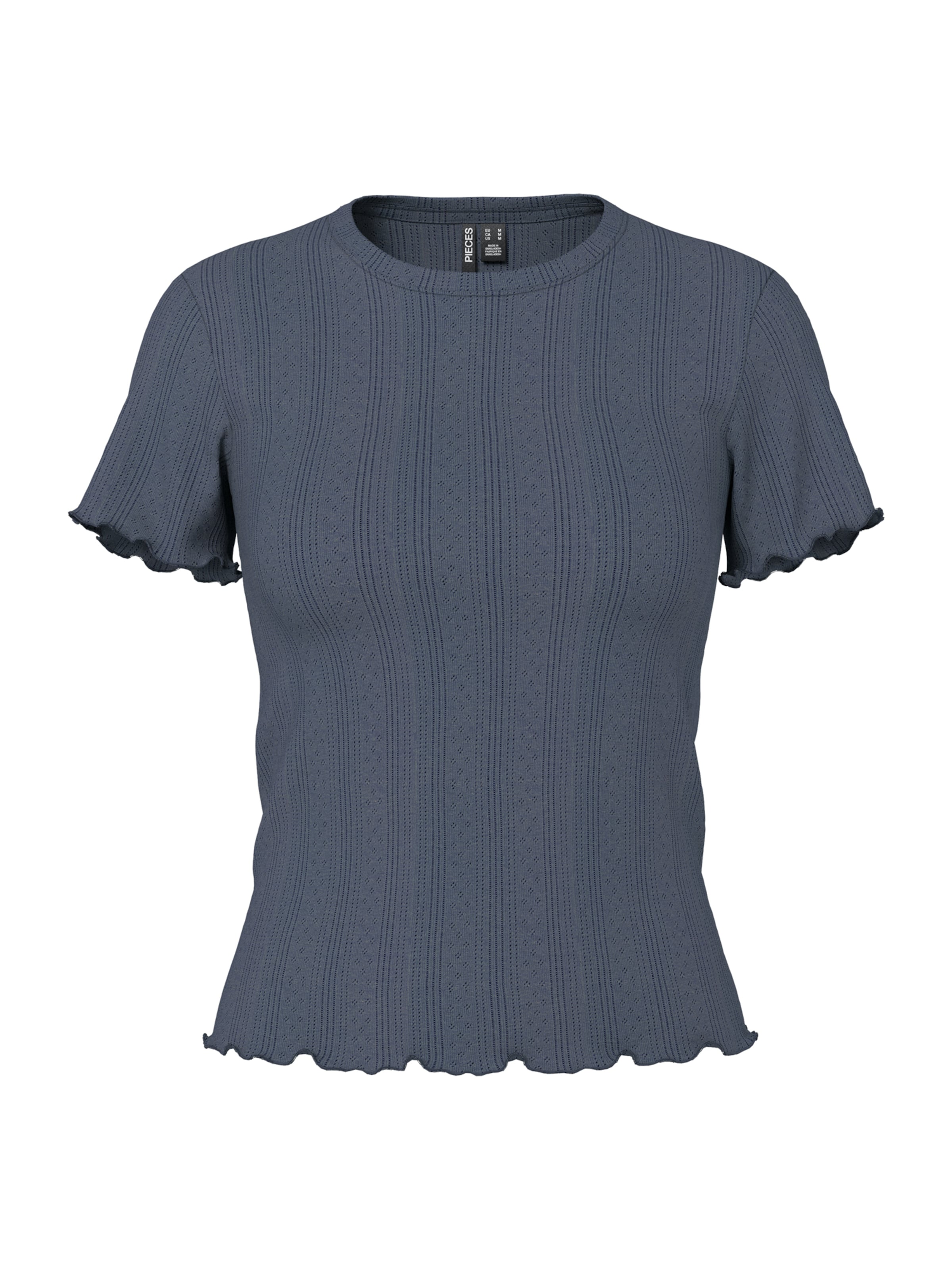 PIECES Tričko - Modrá: predná strana