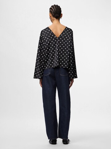 PIECES Bluse 'PCJYTTA' i sort