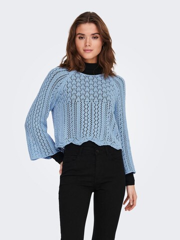 Pull-over 'Nola' ONLY en bleu : devant